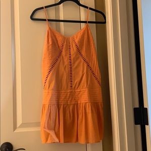 Orange summer dress